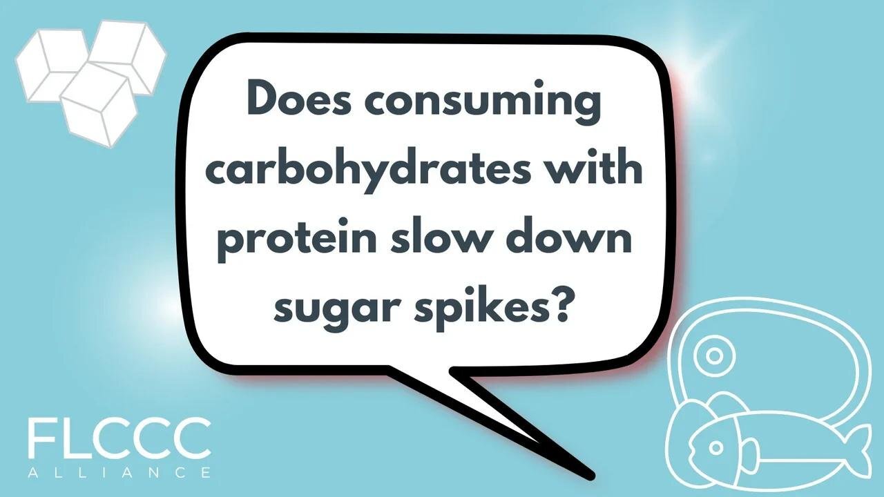 Does consuming carbohydrates with protein slow down sugar spikes?