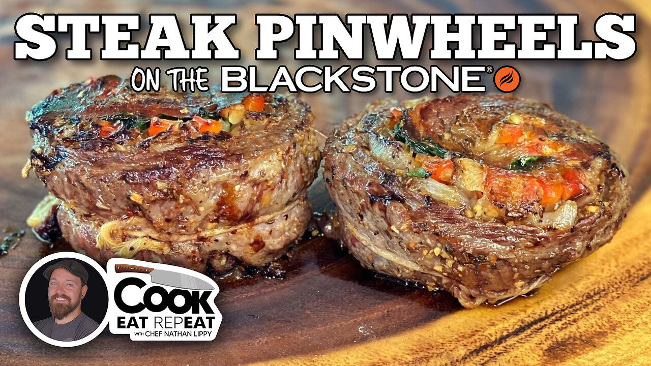 How to Make Steak Pinwheels on the Blackstone Griddle