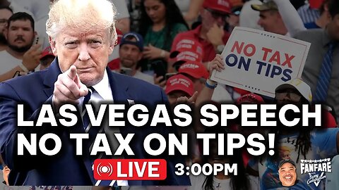 WATCH LIVE: Trump Speaks In Las Vegas About HIS No Tax On Tips Proposal! Ep. 63