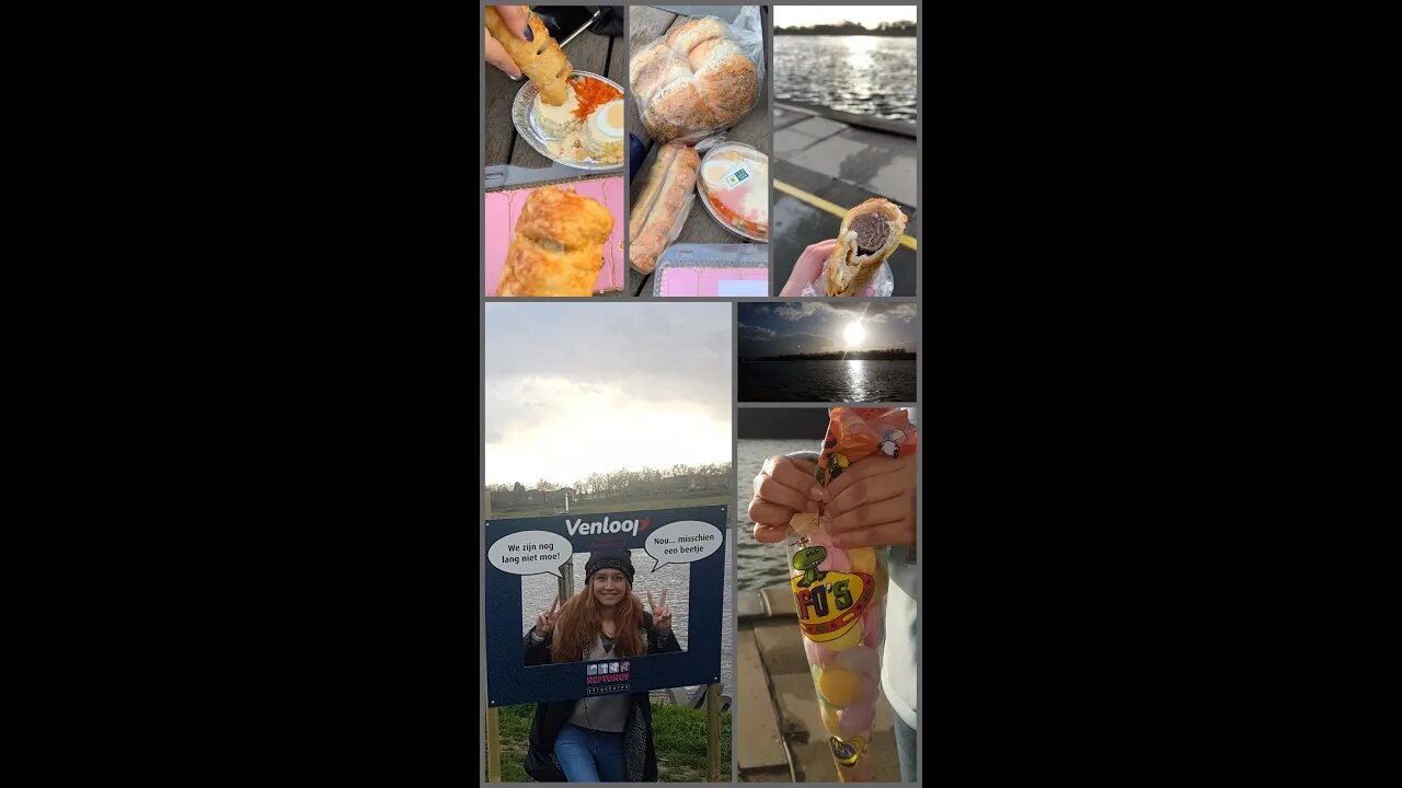 [VLOG] Mini VLOG in Venlo in the Netherlands eating delicious snacks| Dutch Snacks | Mukbang | ASMR