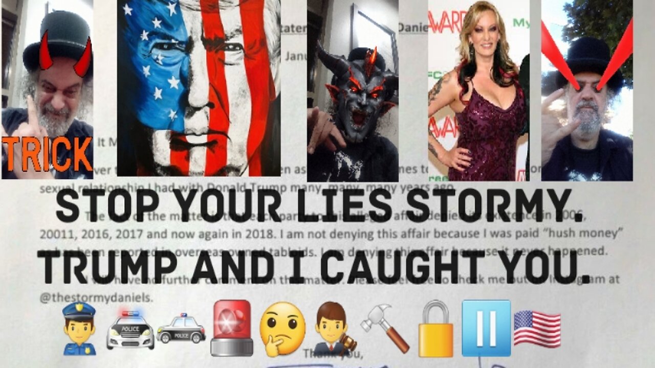 Stormy Daniels Had NO Sex With Donald Trump. 👮‍♂️🚔🚓🚨🤔👨‍⚖️🔨🔒⏸🇺🇸