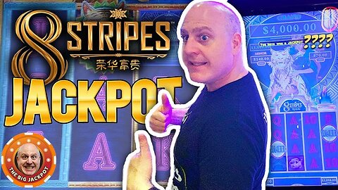 $22 BET$ 💥NEVER SEEN JACKPOT! 💥My 1st BIG WIN on 8 Stripes Slot Machine! 🎰 | Raja Slots