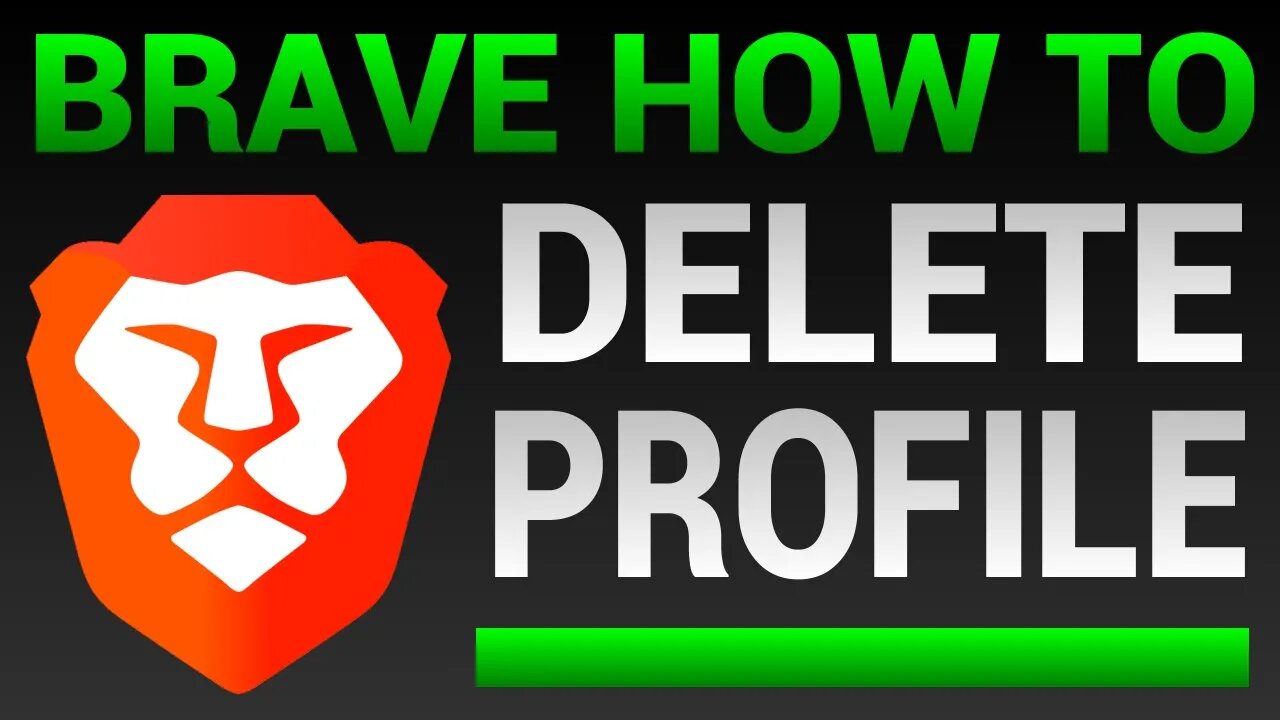 How To Delete A Profile In Brave Browser