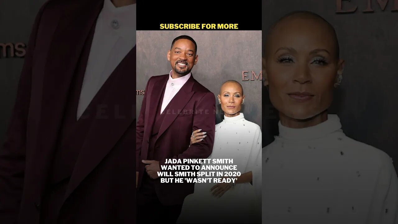 Jada Pinkett Smith wanted to announce split