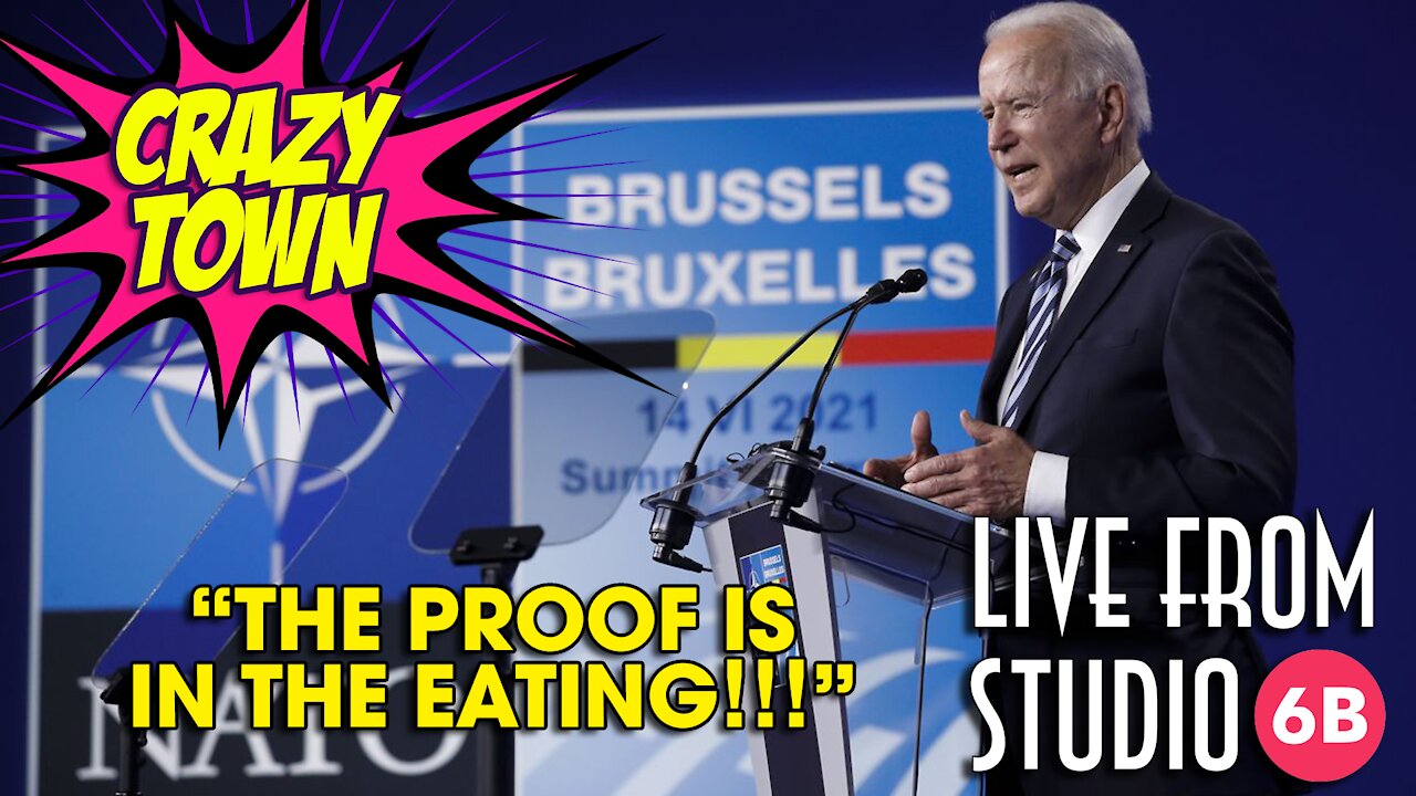 HUH?! Biden Shows Up Late to NATO Speech to Say This?? (Crazy Town)