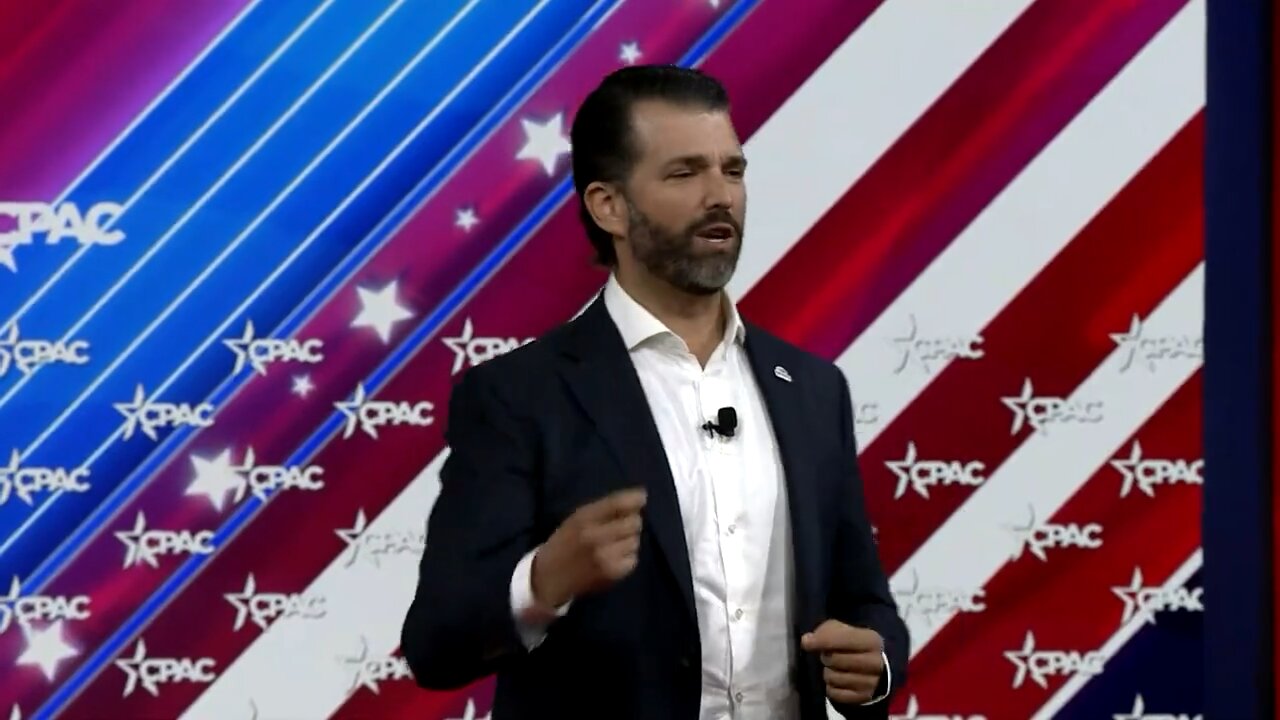 Donald Trump Jr takes on the Fake News at CPAC!