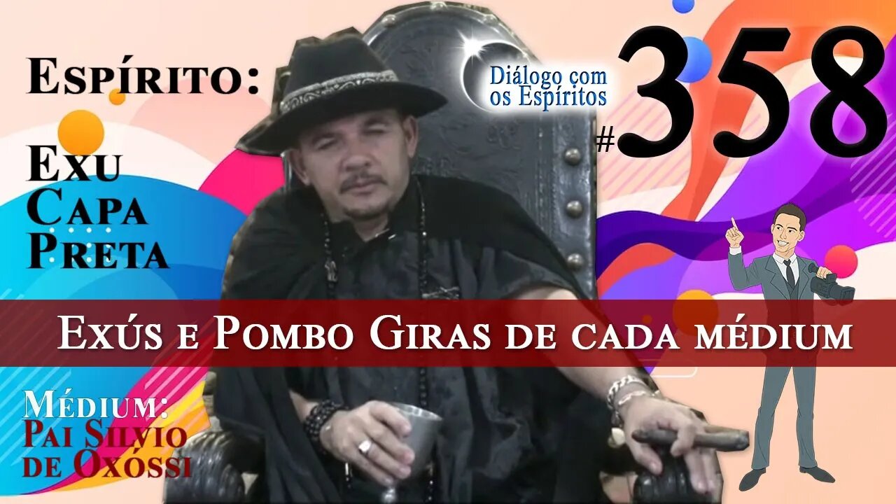Cortes DcE #358 Ligação entre Exús, Pombo Gira de cada Exú, Etiqueta com Exús incorporados.