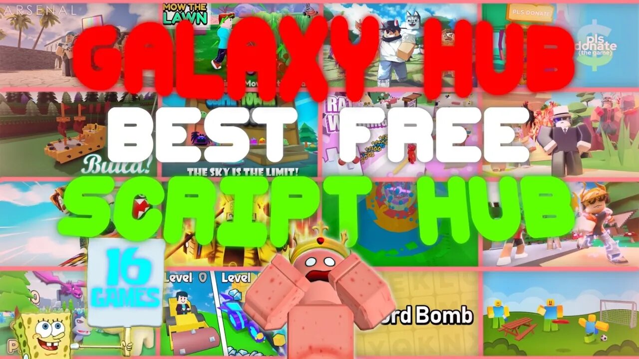 (2022 Pastebin) Galaxy Hub! Roblox *BEST* Free Script Hub! Over 16 Games!