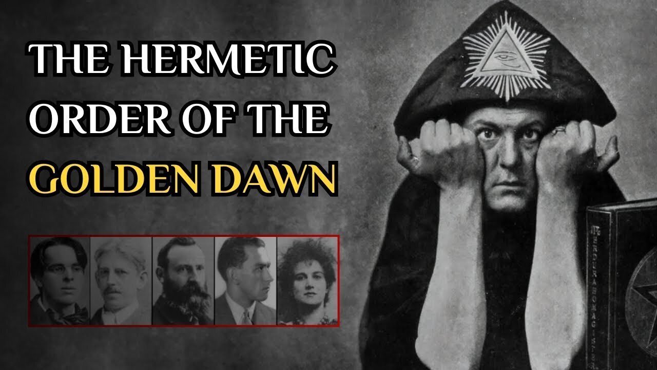 Who is the 1888 Aleister Crowley's Freemasonry Secret Magical Golden Dawn Order!