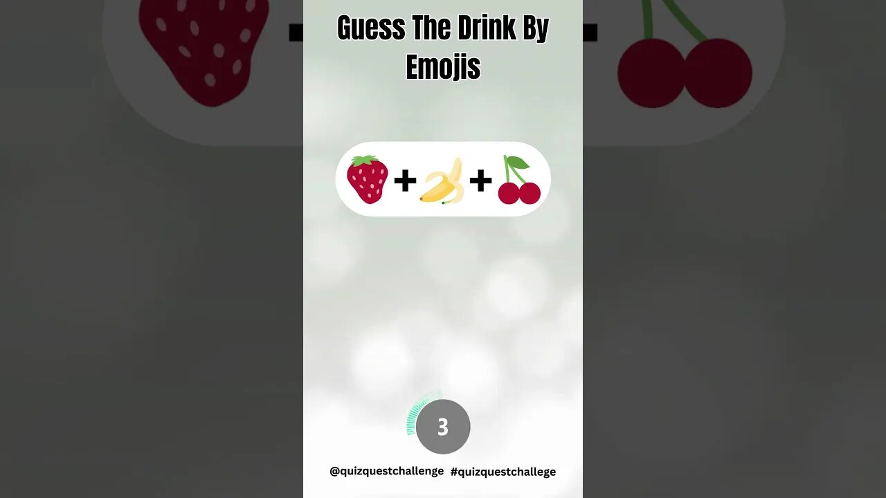 Guess the Drink by Emojis #shorts