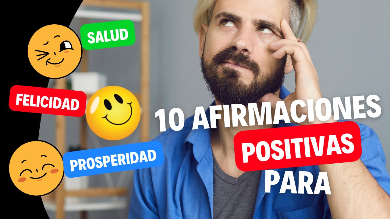 👍Ley de ATRACCIÓN - 10 Afirmaciones Positivas para SALUD, FELICIDAD y PROSPERIDAD (2022)👍