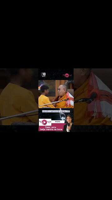 Dalai Lama beija menino na boca #jornalismo #viral #dalailama #noticias #dalailamabeija #budismo