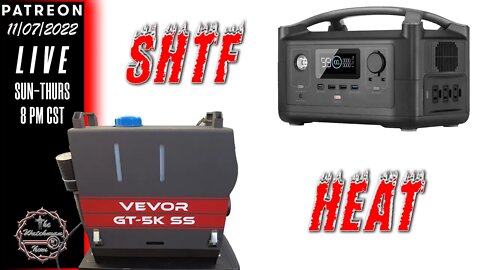 The Watchman News - SHTF Diesel Heater - How I Set It Up & How Long Will A Ecoflow River 600 Run It?