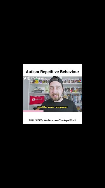 Autism And Repetitive Behaviour @TheAspieWorld #autism #shorts #actuallyautistic