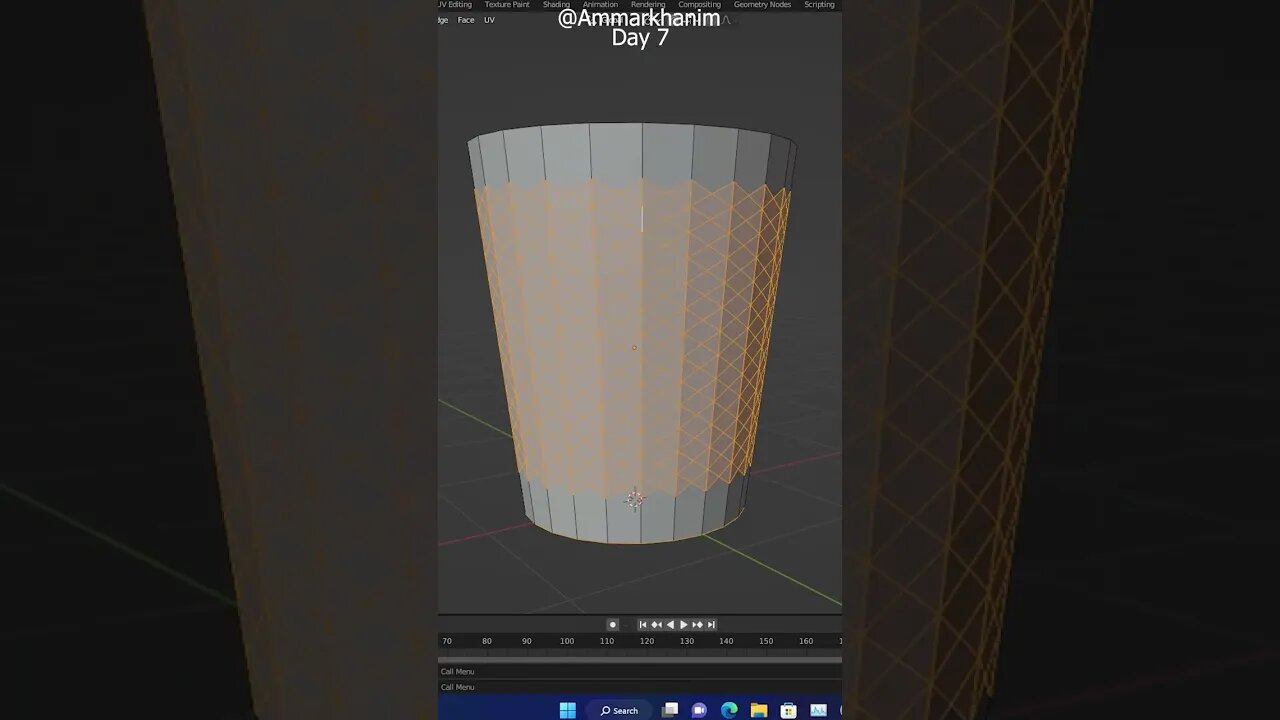 30 days Blender Challenge | Bucket | Day 7 | #AmmarKhanim #3dmodeling #blendertutorial