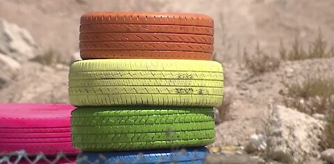 Seven Magic Tires going to museum