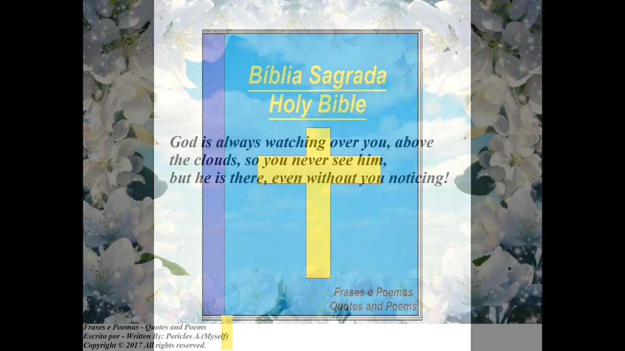God is always watching over you, above the clouds! [Quotes and Poems]