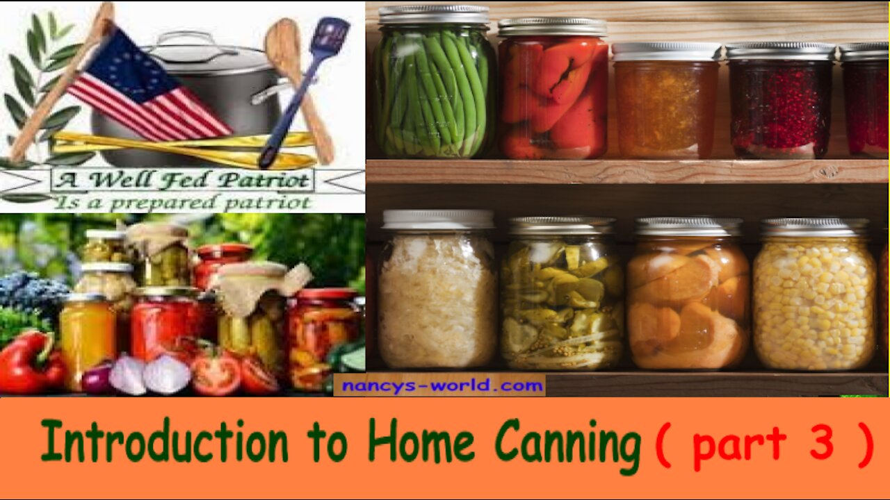 Introduction To Home Canning ( part 3 ) Pressure Canning