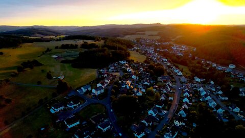 Sonnenuntergang in Wilden