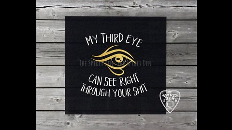 Only the 3rd eye can see