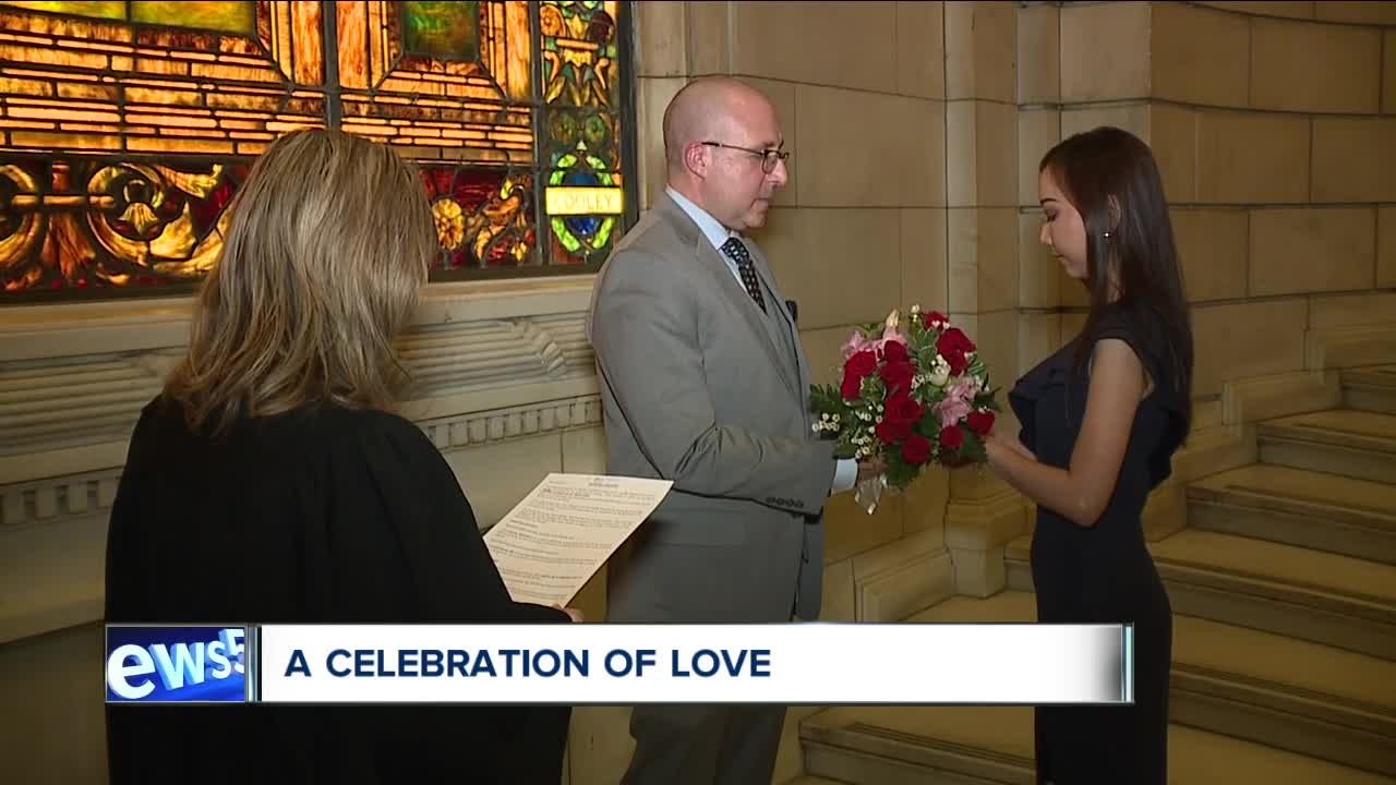 Domestic Relations Court hosts Valentine's Day wedding