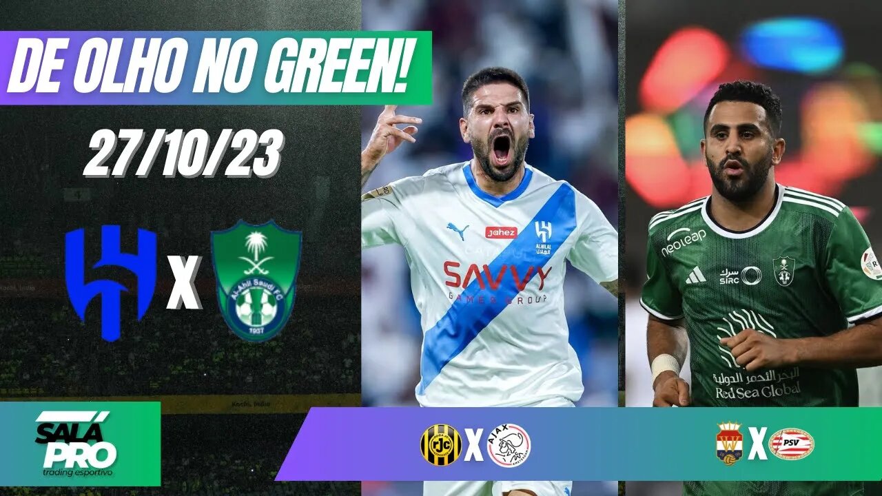 🟢APOSTAS DE FUTEBOL PARA O DIA 27 10 Tips De Olho No Green ⚽