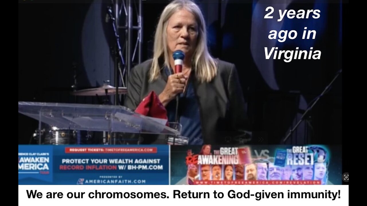 We are our chromosomes. Return to God-given immunity!