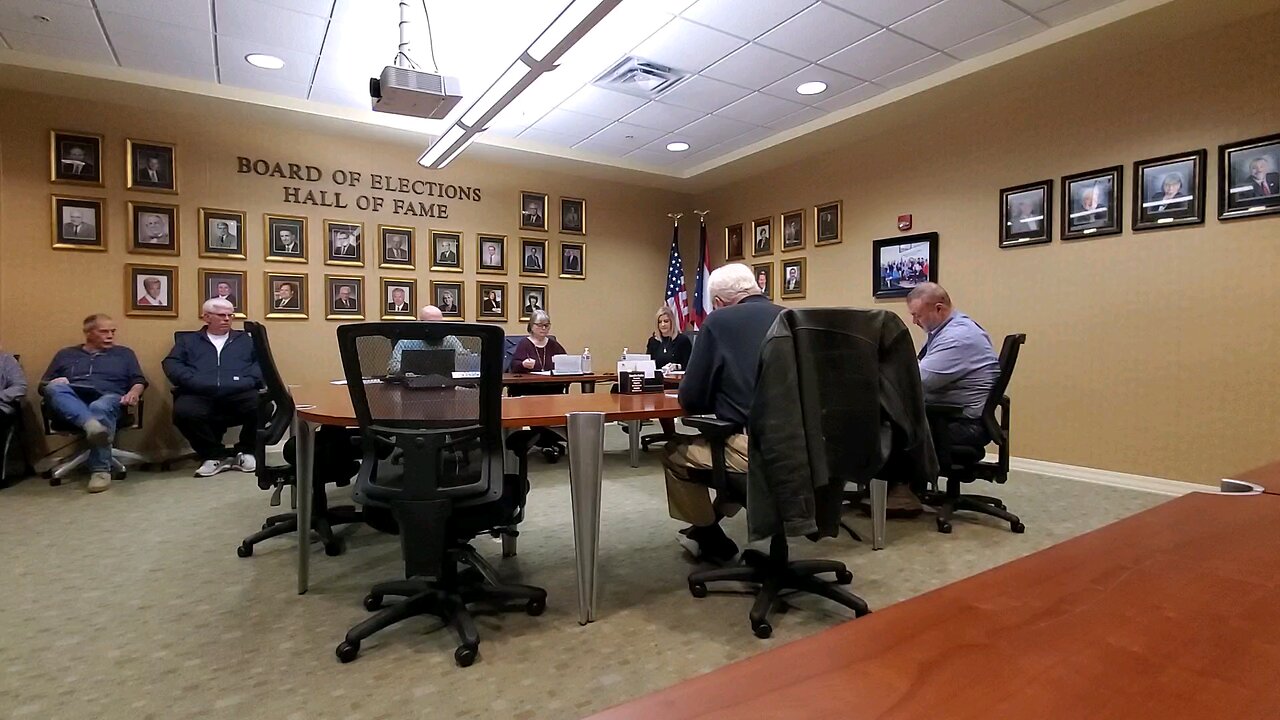 Butler County, Ohio Board of Elections, public meeting April 1 part 1