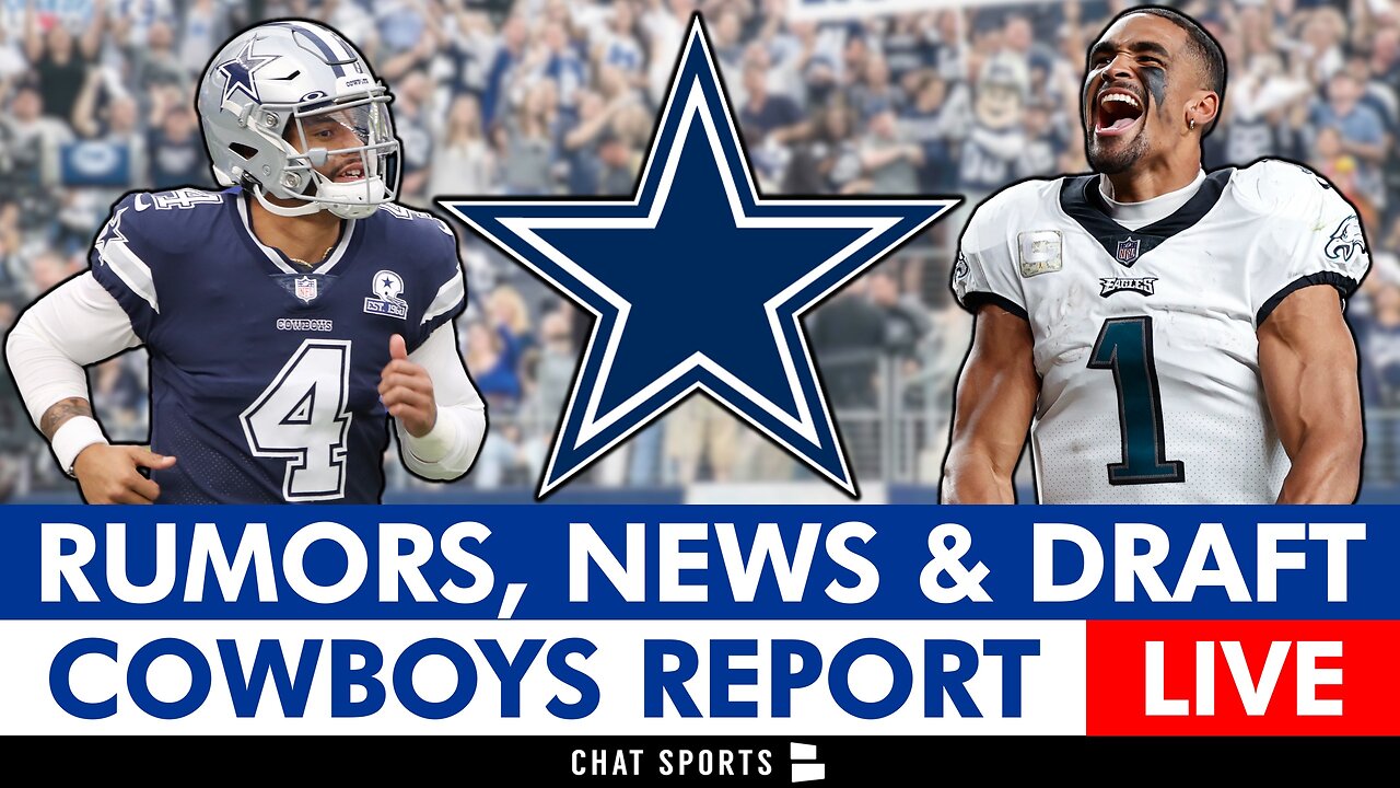 Cowboys Report LIVE On Dak Prescott, Jalen Hurts, Budda Baker Trade + Ideal Draft Plan