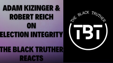 Black Truther Reacts to Adam Kinzinger & Robert Reich discuss Election Integrity