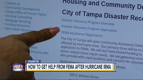 How to get help from FEMA after Hurricane Irma