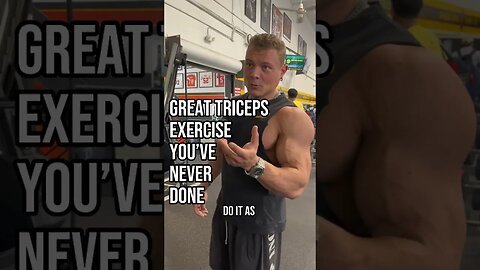 Great TRICEPS exercise YOU have NEVER done add this to your #tricepsworkout #armworkout #gymshorts