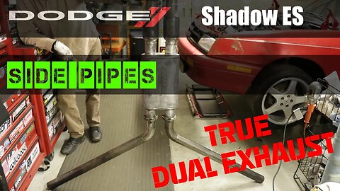 Dodge Shadow Auto-X Racecar Update - Rebuilding the Exhaust System.