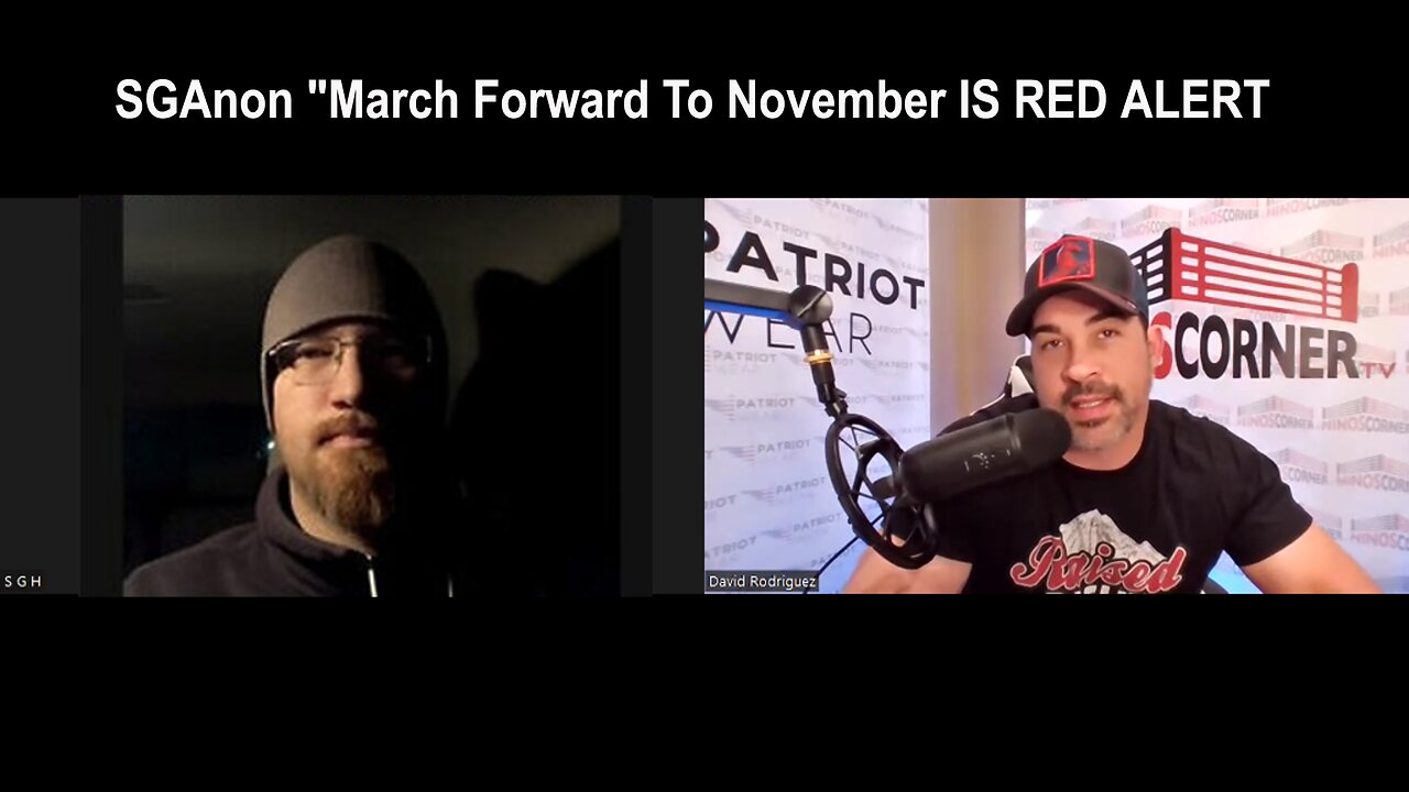 SG Anon "March Forward To November IS RED ALERT