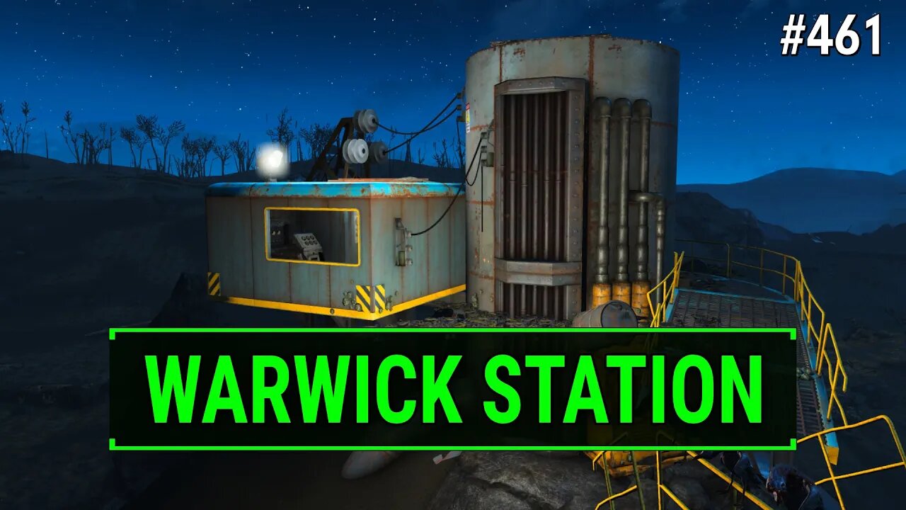 Fallout 4 Unmarked - Exploring Warwick Station for Treasure! | Ep. 461