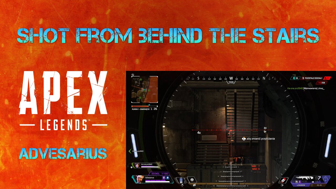 Apex Legends - shot from behind the stairs, Lifeline Season 8 Gameplay