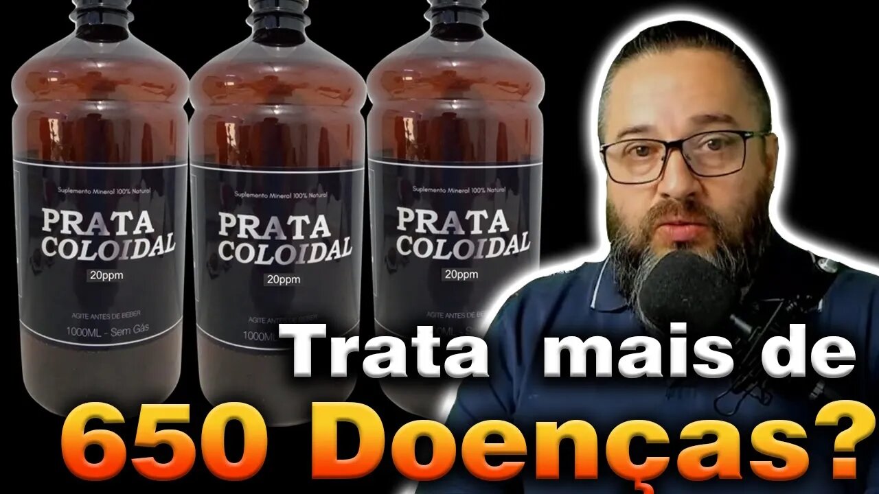 Prata Coloidal trata mais de 650 doenças