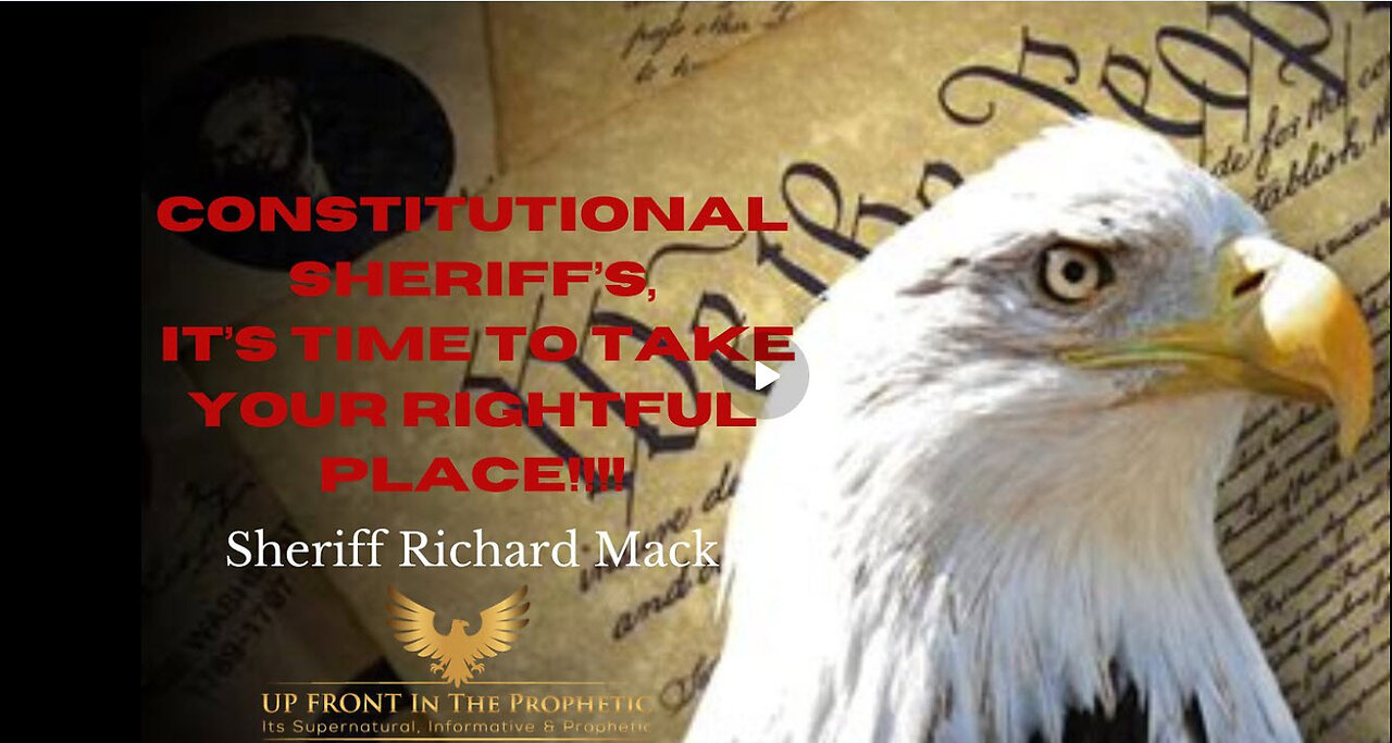 Sheriff Mack Unleashes Shock N Awe! SHERIFFS Need to get involved or, WE WILL LOSE OUR COUNTRY!