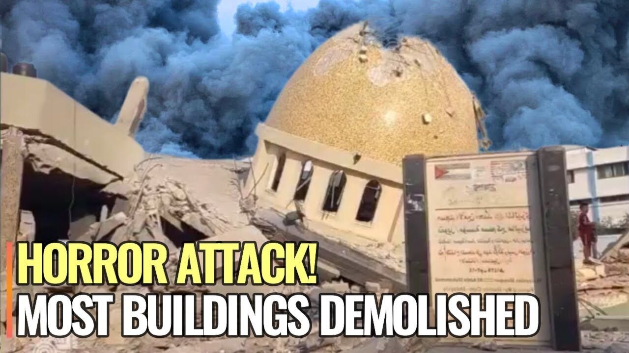 Brutal! Israel indiscriminately destroys civilian buildings against Palestinians