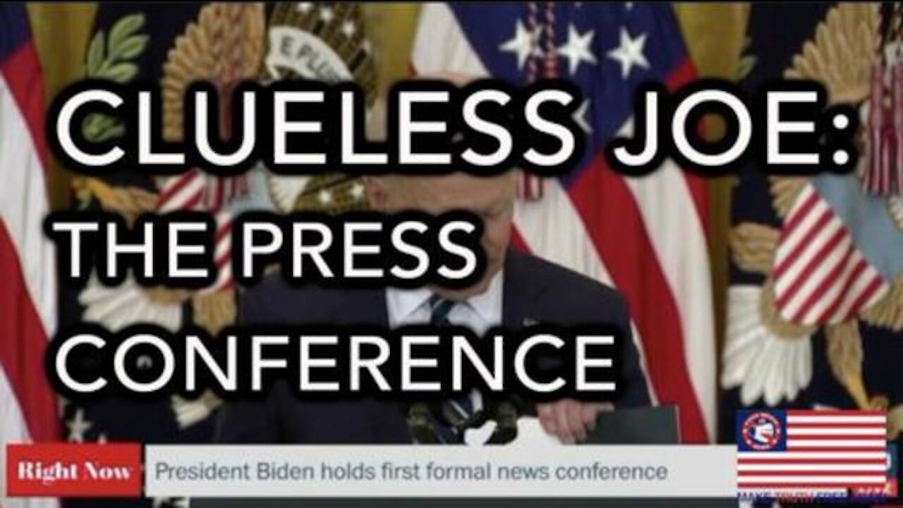 Clueless Joe: The First Press Conference - Enjoy The Show!