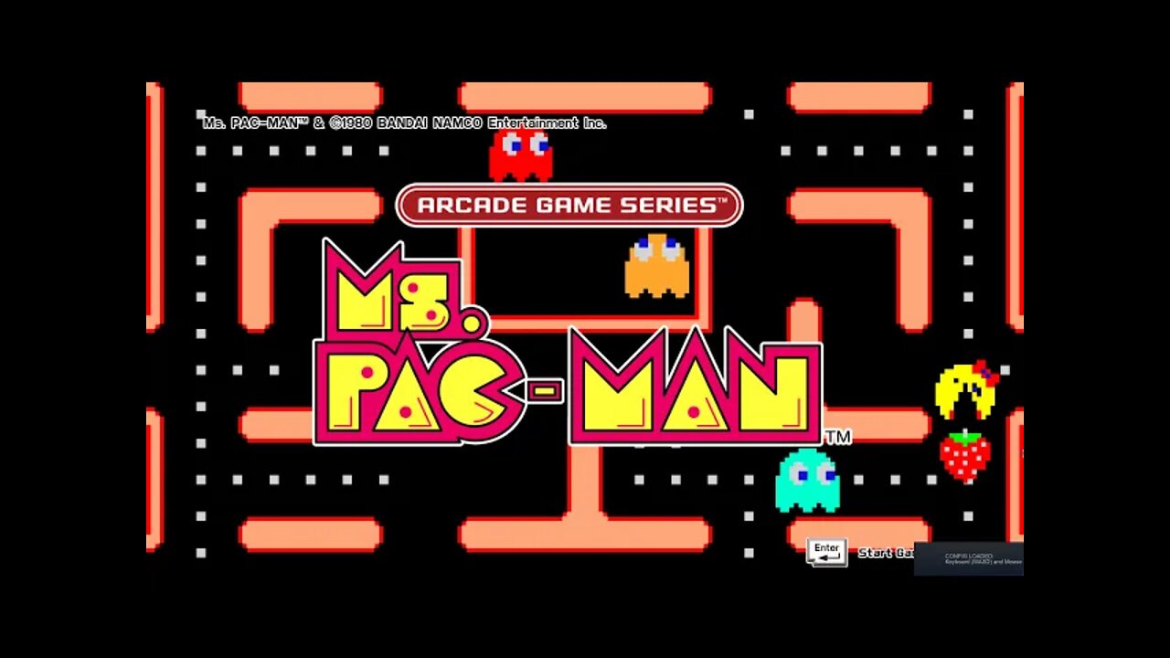 Arcade Game Series: Ms. Pac-Man 4K Gameplay (PC)