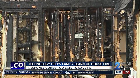 Smart doorbell helps family learn of house fire