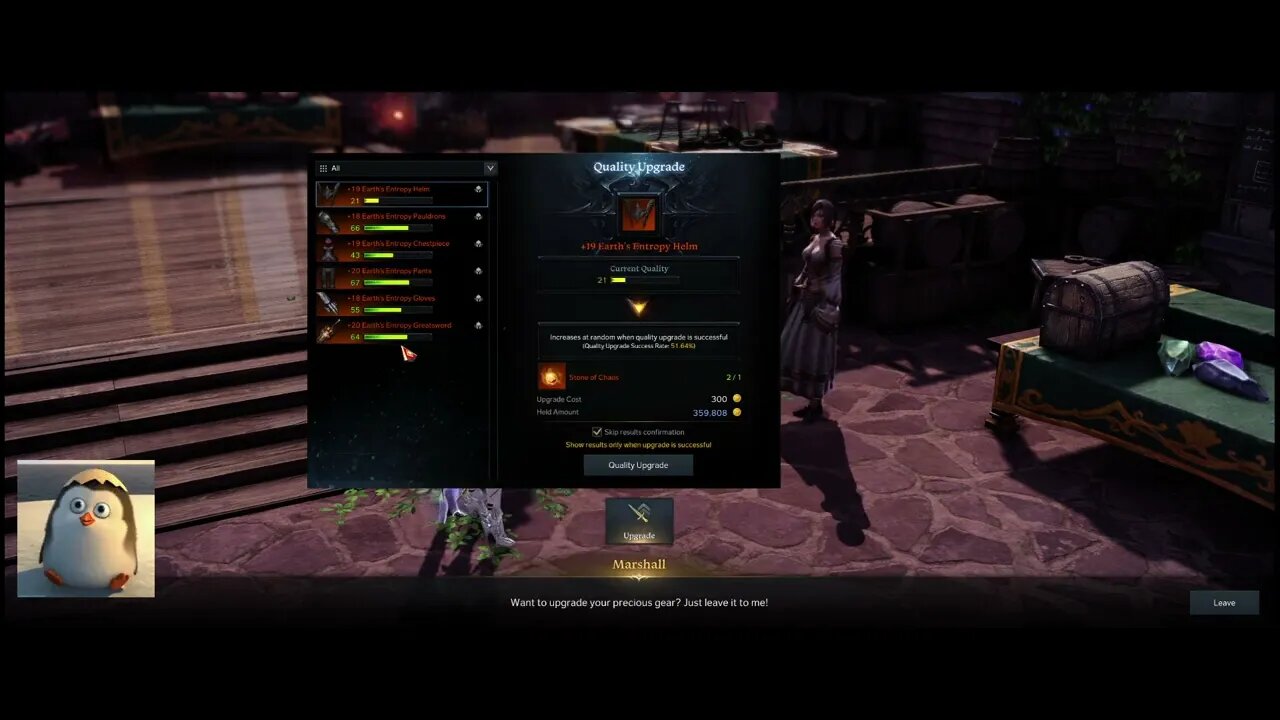 My Slayer has Finished her Relic Gear! Crafting and Quality Upgrades! Big Wins? Or Regular Losses?!?