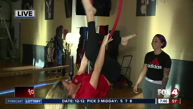 Pole and Aerial Fitness offers unique workout experience - 7:30am live report