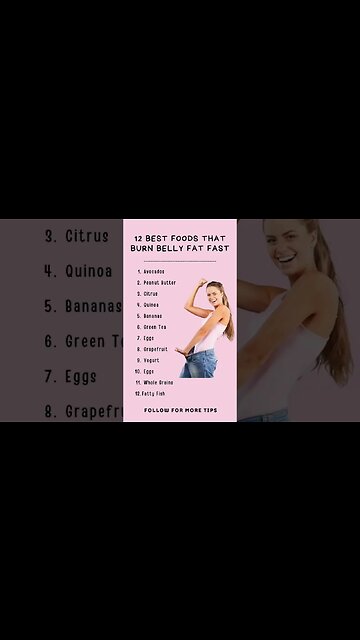 How to get rid of belly fat with food | Powerful fat-burning foods #Shorts