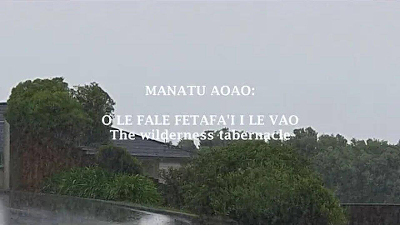 FAIA SE NOFOAGA O SULUFA'IGA (Make a sanctuary) Advent Sunday 1. Reverend A'ufaga Fa'afia