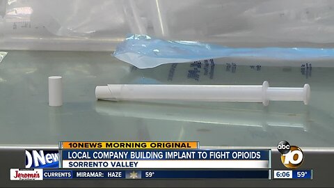 Local company creating implant to help fight opioid addiction