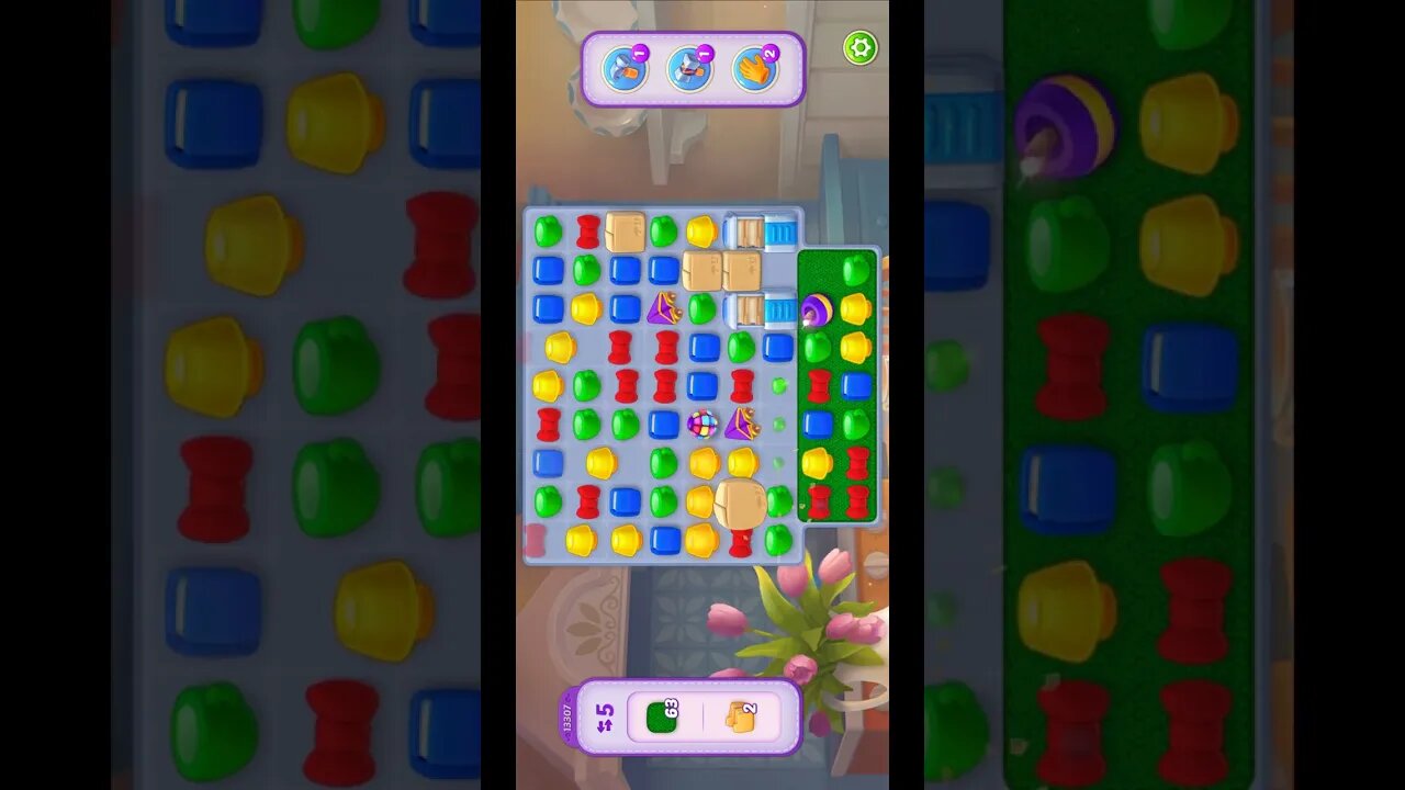 Shorts Playrix Homescapes Gameplay Walkthrough Level 13307-010