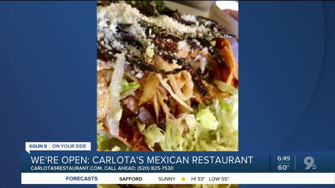 Carlota's Mexican Restaurant offers takeout fare