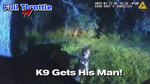 K9 Catches Fleeing Suspect! (New Outro!)